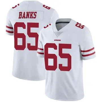 Men's Aaron Banks San Francisco 49ers Limited White Vapor Untouchable Jersey