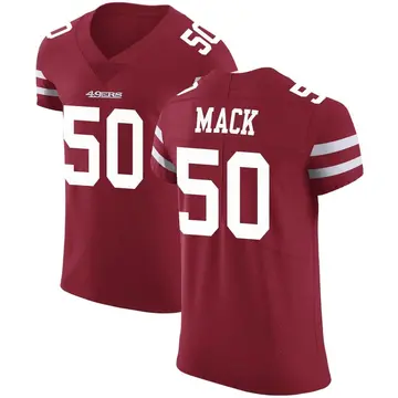 Men's Alex Mack San Francisco 49ers Elite Red Team Color Vapor Untouchable Jersey