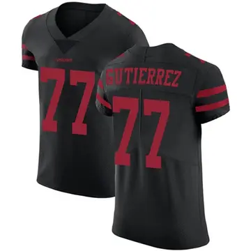 Men's Alfredo Gutierrez San Francisco 49ers Elite Black Alternate Vapor Untouchable Jersey