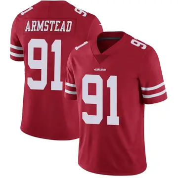 Men's Arik Armstead San Francisco 49ers Limited Red Team Color Vapor Untouchable Jersey
