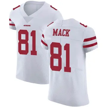 Men's Austin Mack San Francisco 49ers Elite White Vapor Untouchable Jersey