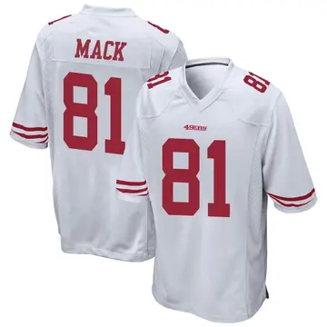 Men's Austin Mack San Francisco 49ers Game White Jersey