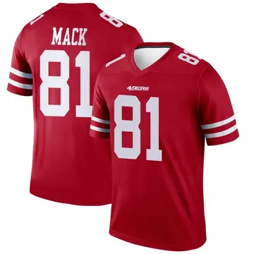 Men's Austin Mack San Francisco 49ers Legend Scarlet Jersey