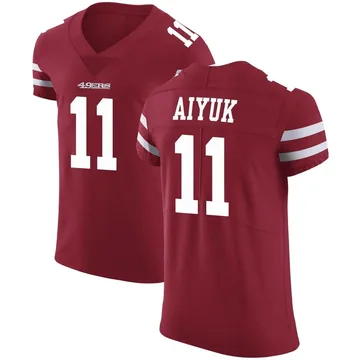 ユニフォーム San Fransisco 49ers Brandon Aiyuk Medium Men's Nike Brandon Aiyuk Black San Francisco 49ers 2025 Rivalries