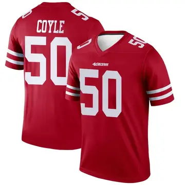 Men's Brock Coyle San Francisco 49ers Legend Scarlet Jersey