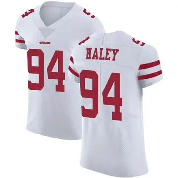 Men's Charles Haley San Francisco 49ers Elite White Vapor Untouchable Jersey