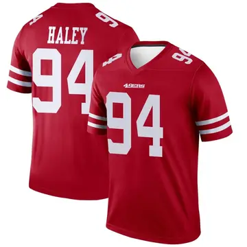 Men's Charles Haley San Francisco 49ers Legend Scarlet Jersey