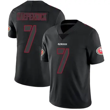 Men's Colin Kaepernick San Francisco 49ers Limited Black Impact Jersey