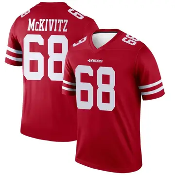 Men's Colton McKivitz San Francisco 49ers Legend Scarlet Jersey