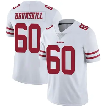 Men's Daniel Brunskill San Francisco 49ers Limited White Vapor Untouchable Jersey