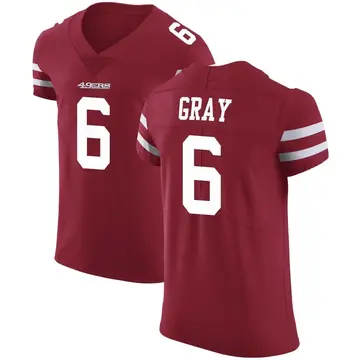 Men's Danny Gray San Francisco 49ers Elite Red Team Color Vapor Untouchable Jersey