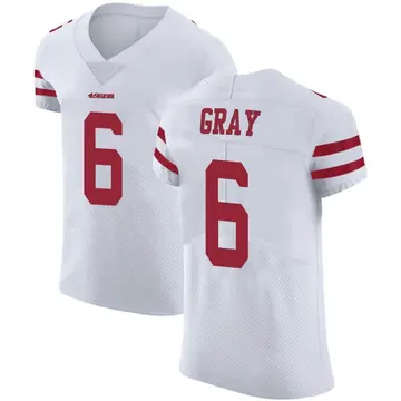 Men's Danny Gray San Francisco 49ers Elite White Vapor Untouchable Jersey