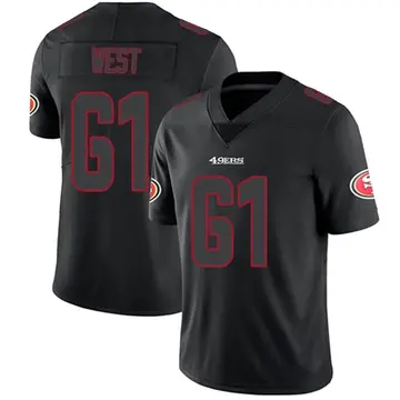 Men's Dohnovan West San Francisco 49ers Limited Black Impact Jersey