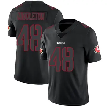 Men's Doug Middleton San Francisco 49ers Limited Black Impact Jersey