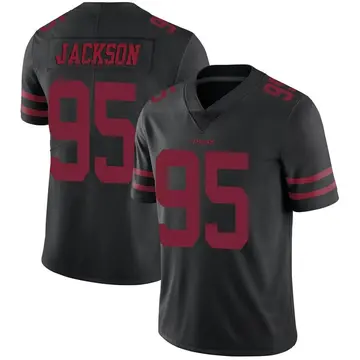 Men's Drake Jackson San Francisco 49ers Limited Black Alternate Vapor Untouchable Jersey