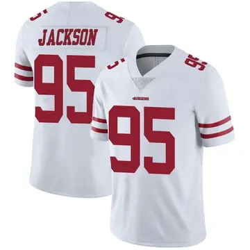 Men's Drake Jackson San Francisco 49ers Limited White Vapor Untouchable Jersey