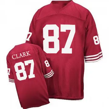 Men's Dwight Clark San Francisco 49ers Authentic Red Jersey