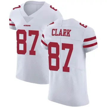 Men's Dwight Clark San Francisco 49ers Elite White Vapor Untouchable Jersey