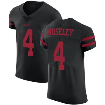 Men's Emmanuel Moseley San Francisco 49ers Elite Black Alternate Vapor Untouchable Jersey
