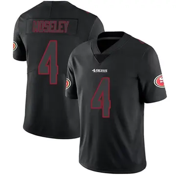 Men's Emmanuel Moseley San Francisco 49ers Limited Black Impact Jersey