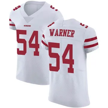 Men's Fred Warner San Francisco 49ers Elite White Vapor Untouchable Jersey