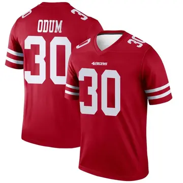 Men's George Odum San Francisco 49ers Legend Scarlet Jersey