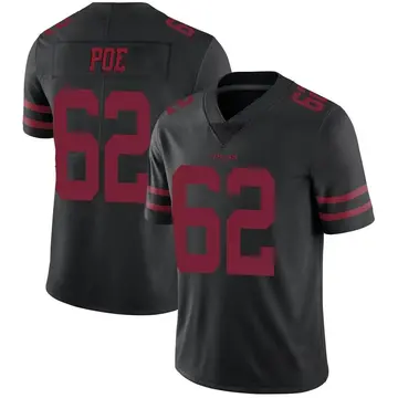 Men's Jason Poe San Francisco 49ers Limited Black Alternate Vapor Untouchable Jersey