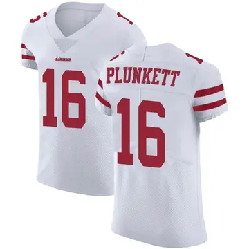 Men's Jim Plunkett San Francisco 49ers Elite White Vapor Untouchable Jersey