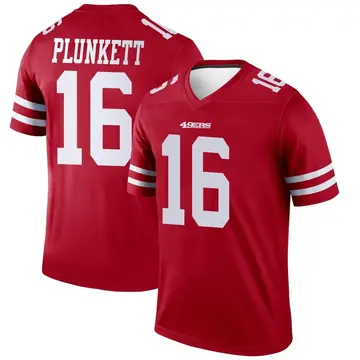 Men's Jim Plunkett San Francisco 49ers Legend Scarlet Jersey