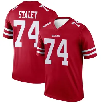 Men's Joe Staley San Francisco 49ers Legend Scarlet Jersey