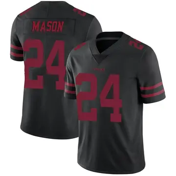 Men's Jordan Mason San Francisco 49ers Limited Black Alternate Vapor Untouchable Jersey