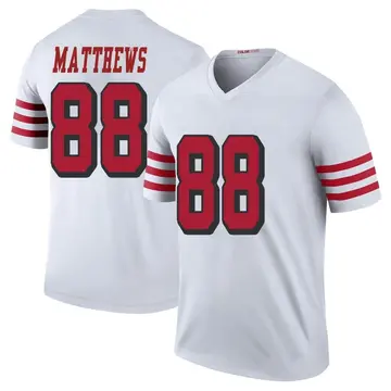 Men's Jordan Matthews San Francisco 49ers Legend White Color Rush Jersey