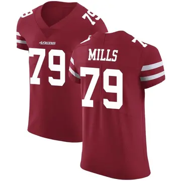 Men's Jordan Mills San Francisco 49ers Elite Red Team Color Vapor Untouchable Jersey