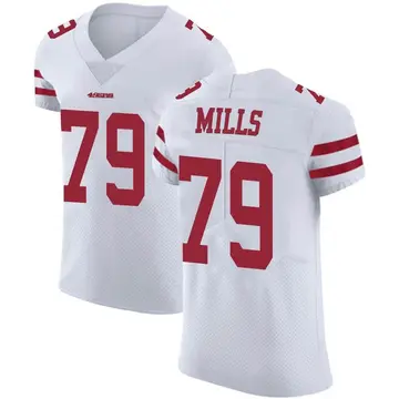 Men's Jordan Mills San Francisco 49ers Elite White Vapor Untouchable Jersey