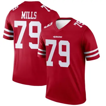 Men's Jordan Mills San Francisco 49ers Legend Scarlet Jersey