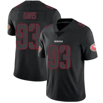 Men's Kalia Davis San Francisco 49ers Limited Black Impact Jersey