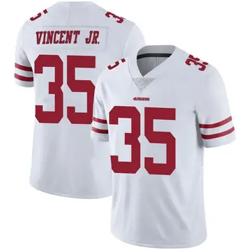 Men's Kary Vincent Jr. San Francisco 49ers Limited White Vapor Untouchable Jersey
