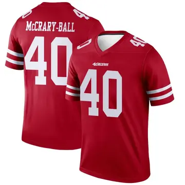 Men's Marcelino McCrary-Ball San Francisco 49ers Legend Scarlet Jersey