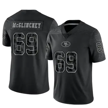 Men's Mike McGlinchey San Francisco 49ers Limited Black Reflective Jersey