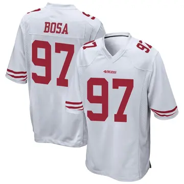 Men's Nick Bosa San Francisco 49ers Game White Jersey