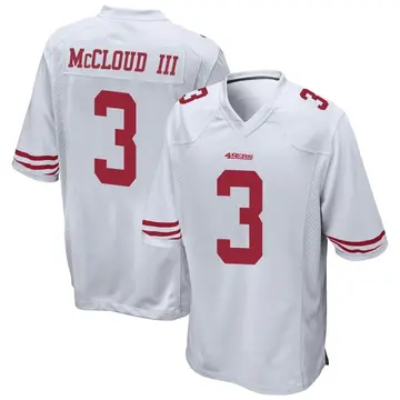 Men's Ray-Ray McCloud III San Francisco 49ers Game White Jersey