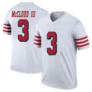 Men's Ray-Ray McCloud III San Francisco 49ers Legend White Color Rush Jersey