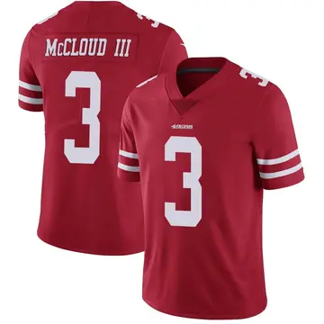 Men's Ray-Ray McCloud III San Francisco 49ers Limited Red Team Color Vapor Untouchable Jersey