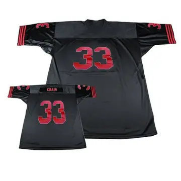 Men's Roger Craig San Francisco 49ers Authentic Black Mitchell And Ness Throwback Jersey