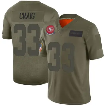 Men's Roger Craig San Francisco 49ers Limited Camo 2019 Salute to Service Jersey