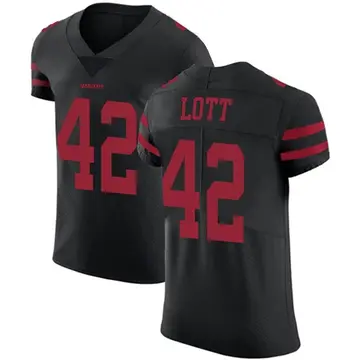 Men's Ronnie Lott San Francisco 49ers Elite Black Alternate Vapor Untouchable Jersey