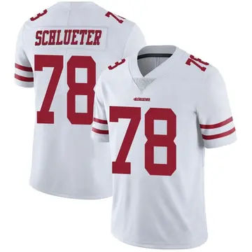 Men's Sam Schlueter San Francisco 49ers Limited White Vapor Untouchable Jersey