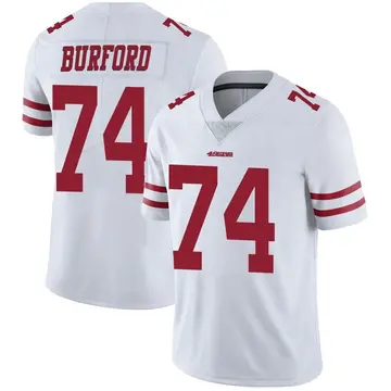 Men's Spencer Burford San Francisco 49ers Limited White Vapor Untouchable Jersey