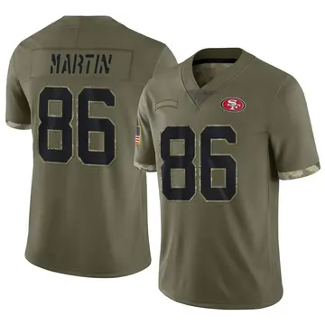 Men's Tay Martin San Francisco 49ers Limited Olive 2022 Salute To Service Jersey