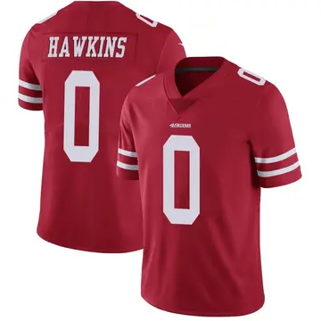 Men's Taylor Hawkins San Francisco 49ers Limited Red Team Color Vapor Untouchable Jersey